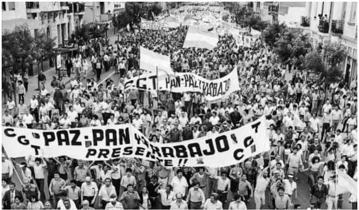 Marcha de "Pan, paz y trabajo"